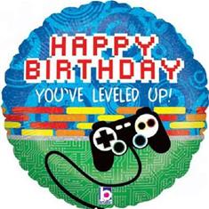 Happy Birthday you levelled up balloons