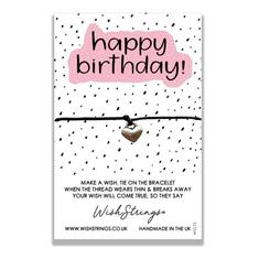 Happy Birthday Wishstring