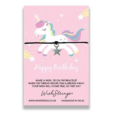Happy Birthday Unicorn Wishstring