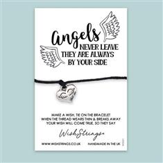 Angels never leave they are always by your side Wishstring 