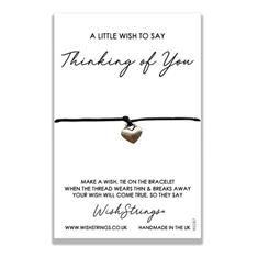 Thinking of you Wishstring 