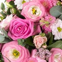 Florist Choice Hand Tied in Water Pastel in Colour