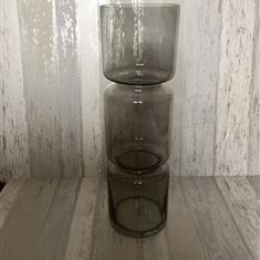 Irregular Smokey Tall Vase
