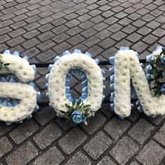 Pale Blue SON Lettered tribute 