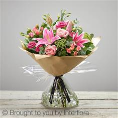 Flamingo Frills Hand Tied in Water