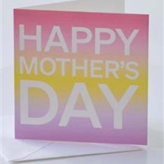 Happy Mothers Day Pastel Card